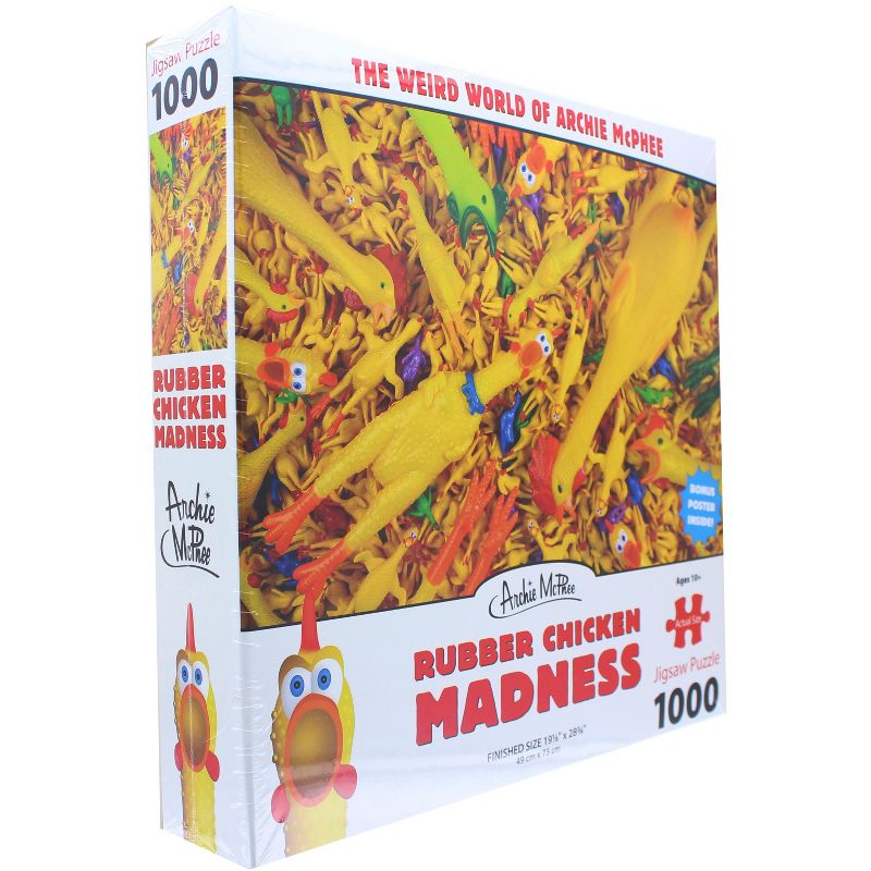 Accoutrements Rubber Chicken Madness 1000 Piece Jigsaw Puzzle