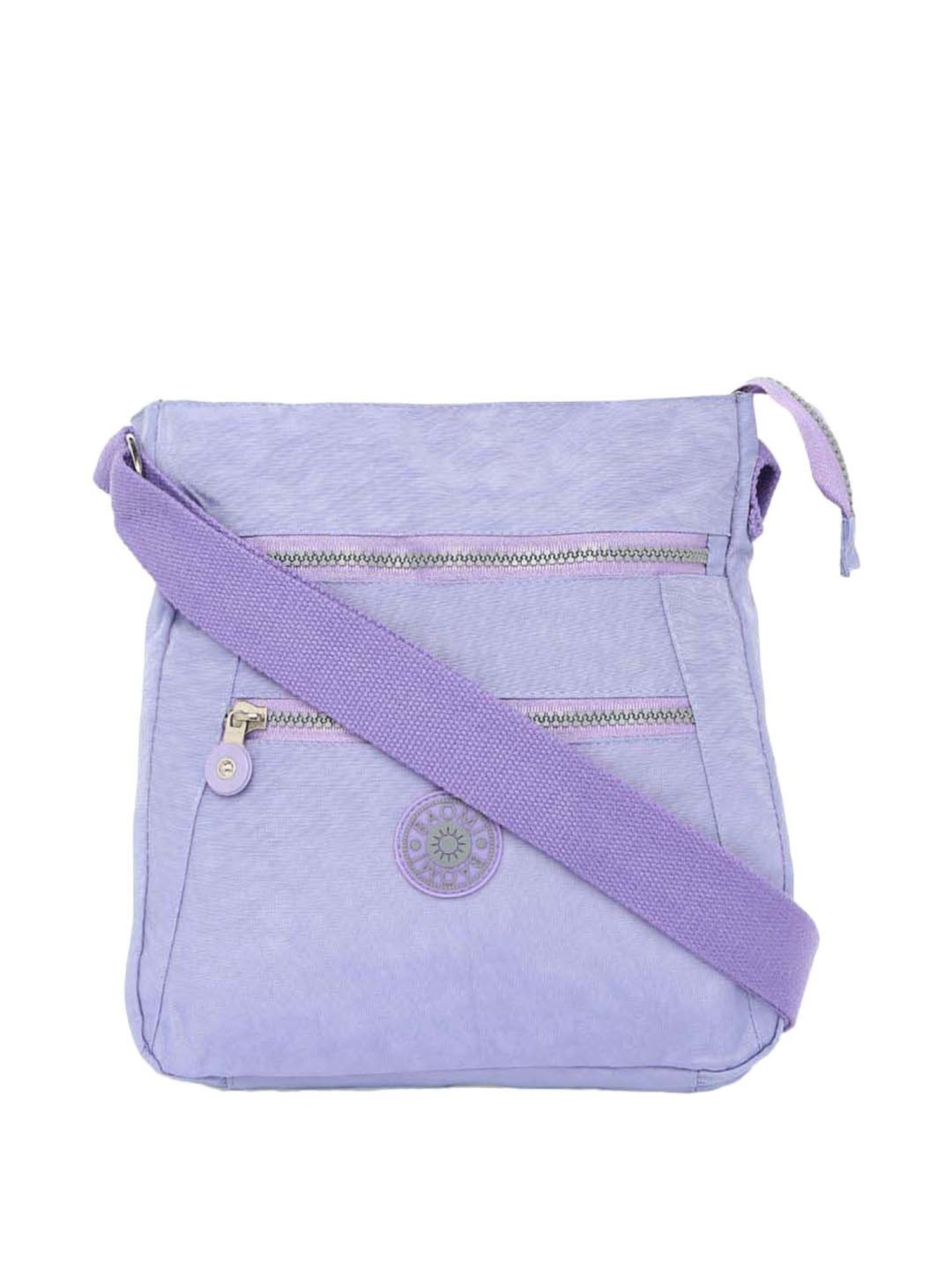 Baomi Purple Solid Medium Cross Body Bag
