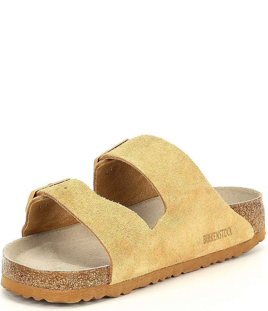 Birkenstock Men's Arizona Suede Soft Footbed Sandals