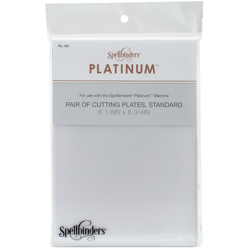 Spellbinders Platinum Cutting Plates 2/Pkg-Standard 6.125"X8.75"