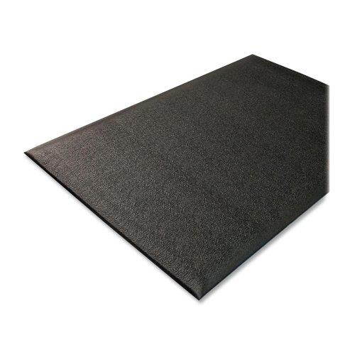 Genuine Joe Anti-Fatigue Floor Mat Thick Vinyl 3'x5' Black 70372