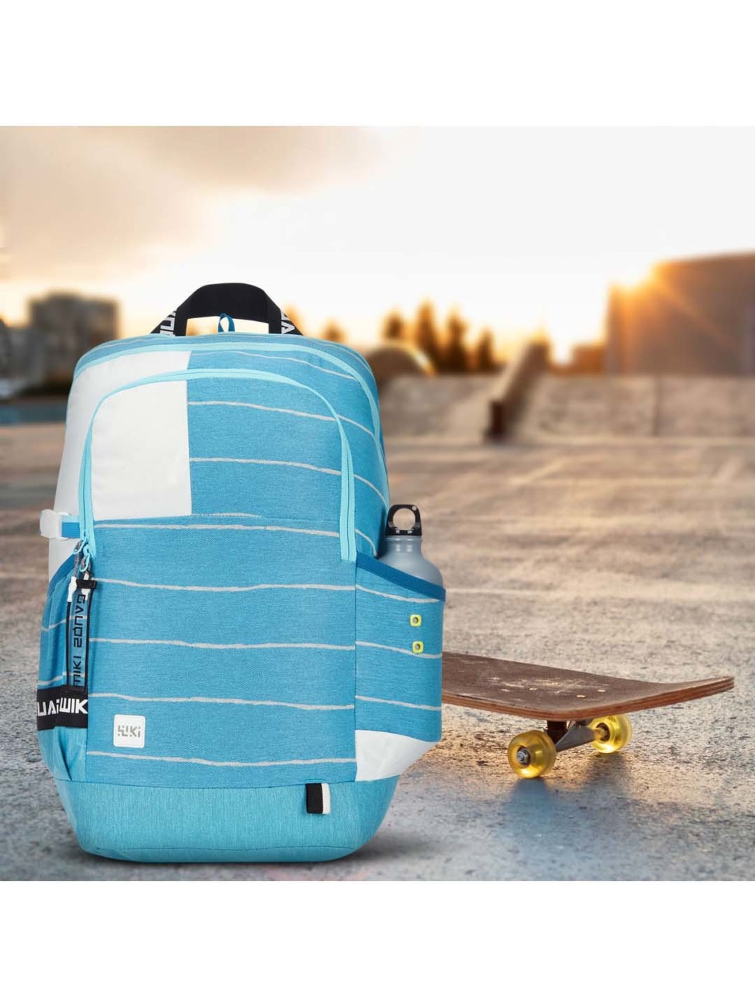 Wiki 40 Ltrs Blue Medium Backpack