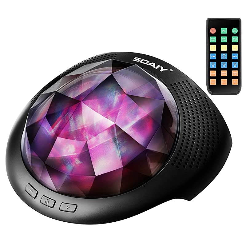 Aurora Night Light Projector and Sleeping Soothing White Noise Sound Machine for Baby Kids Adults with Bluetooth 41 Timer Remote 6 Soother Sounds 7 Lighting Modes for Kids Room