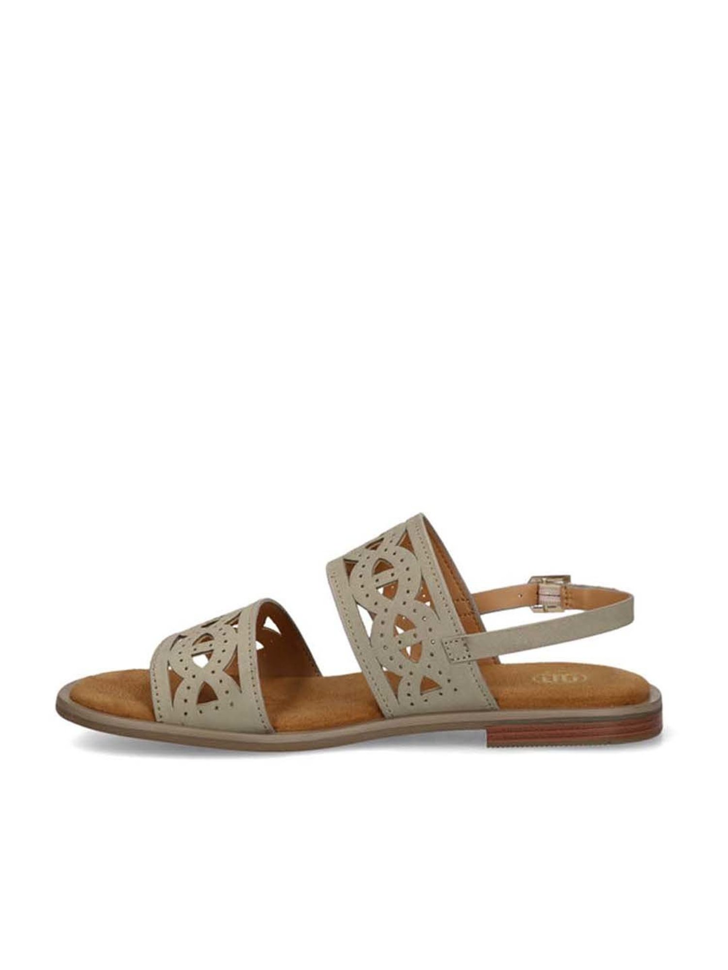 BAGATT Women's Yasha Light Green Back Strap Sandals