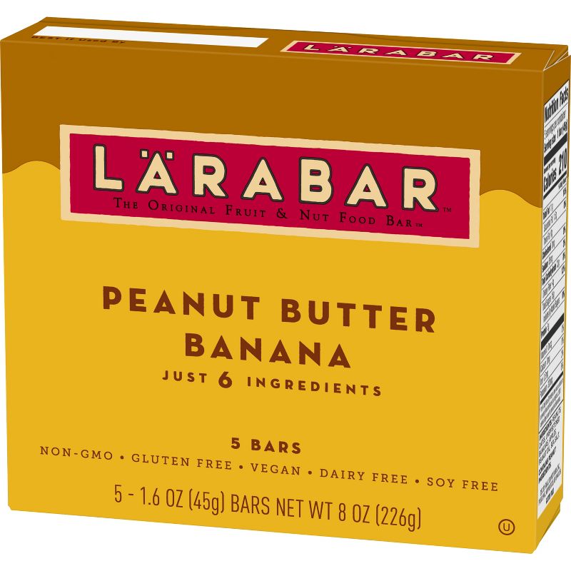 Larabar Peanut Butter Banana Fruit and Nut Bar - 5ct