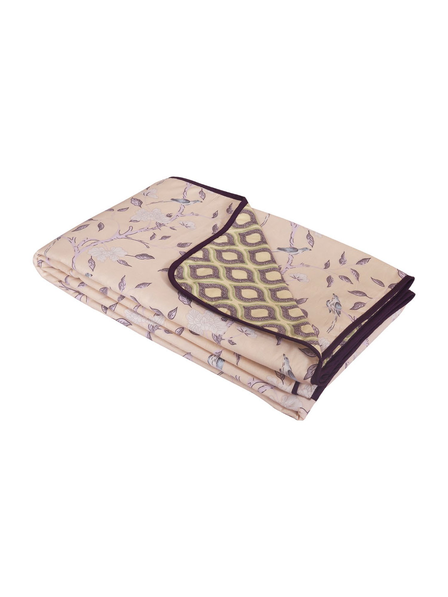 Romee Multi Cotton Floral Blankets Quilts and Dohars