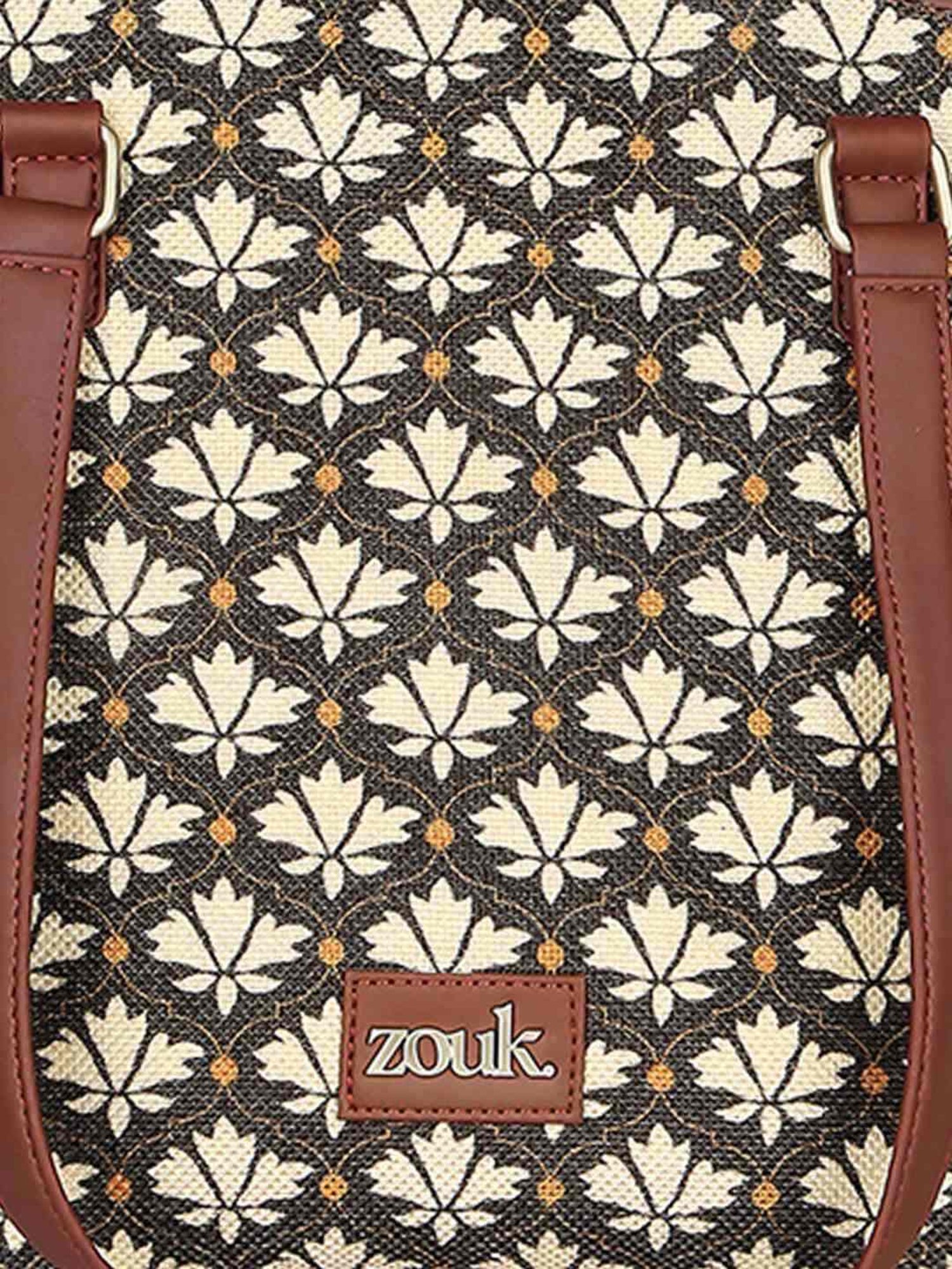 ZOUK Bidri Kaiser Printed Tote Handbag