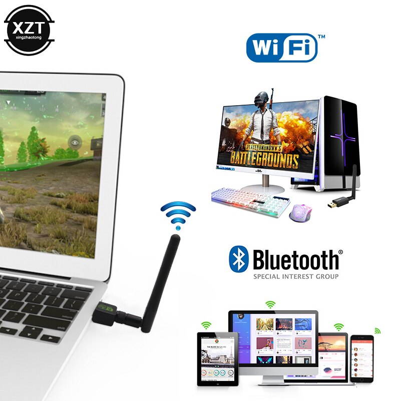 1 pcs Mini USB Wifi Adapter 150Mbps 2dB Ethernet Rj45 Internet Lan Wifi Dongle 802.11 b/g/n Long Range Receiver Adapter PC Network Car