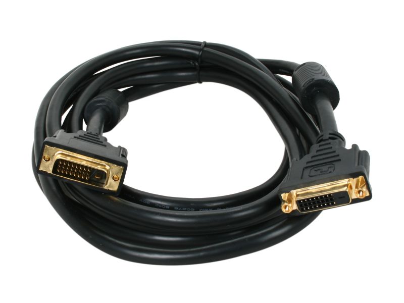 DAT 7321D Black Male to Male One DVI-D to DVI-D Single Link Cable