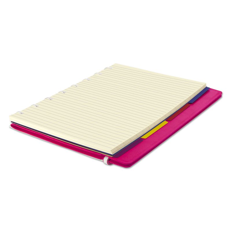 REDIFORM Notebook College Rule Pink Cover 8 1/4 x 5 13/16 112 Sheets/Pad B115011U