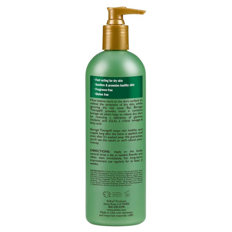 ShiKai Borage Therapy Body Lotion - Original - 16 fl oz