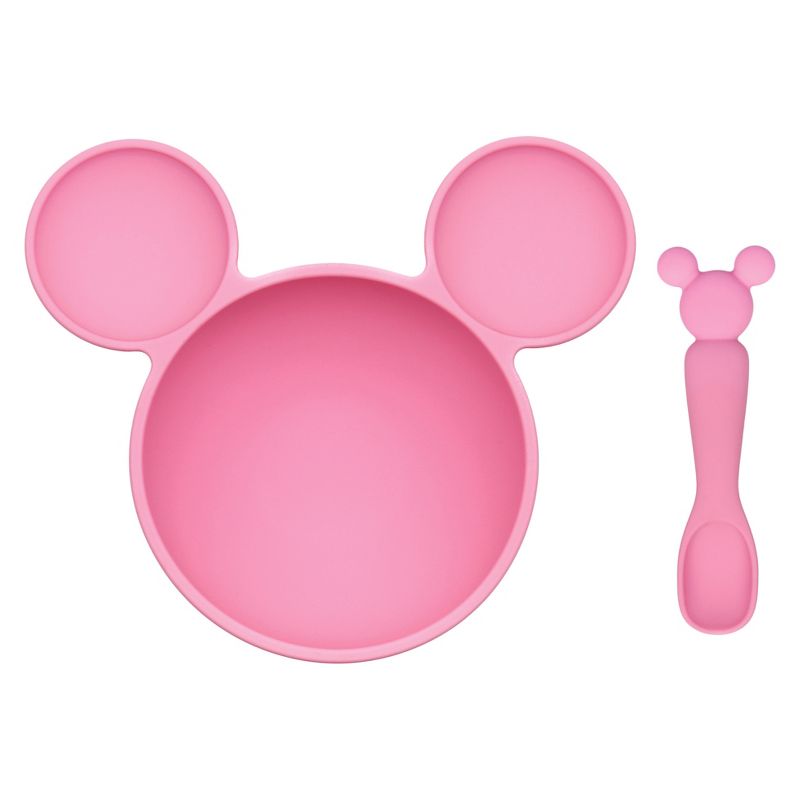 Bumkins Disney Minnie Mouse First Feeding Set - Pink