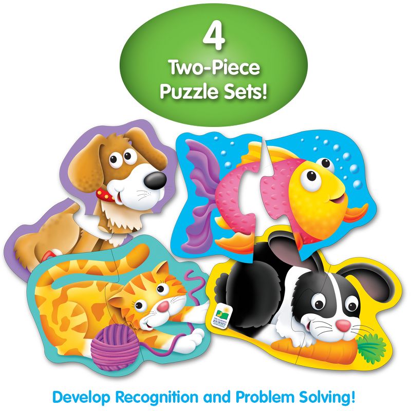 The Learning Journey My First Shaped Puzzle Pet Friends 4 two piece puzzles
