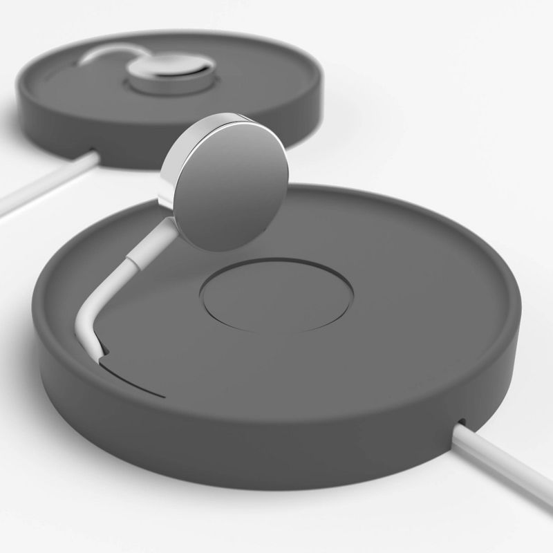 Kosta Apple Watch Charging Coaster Dark Gray - BlueLounge