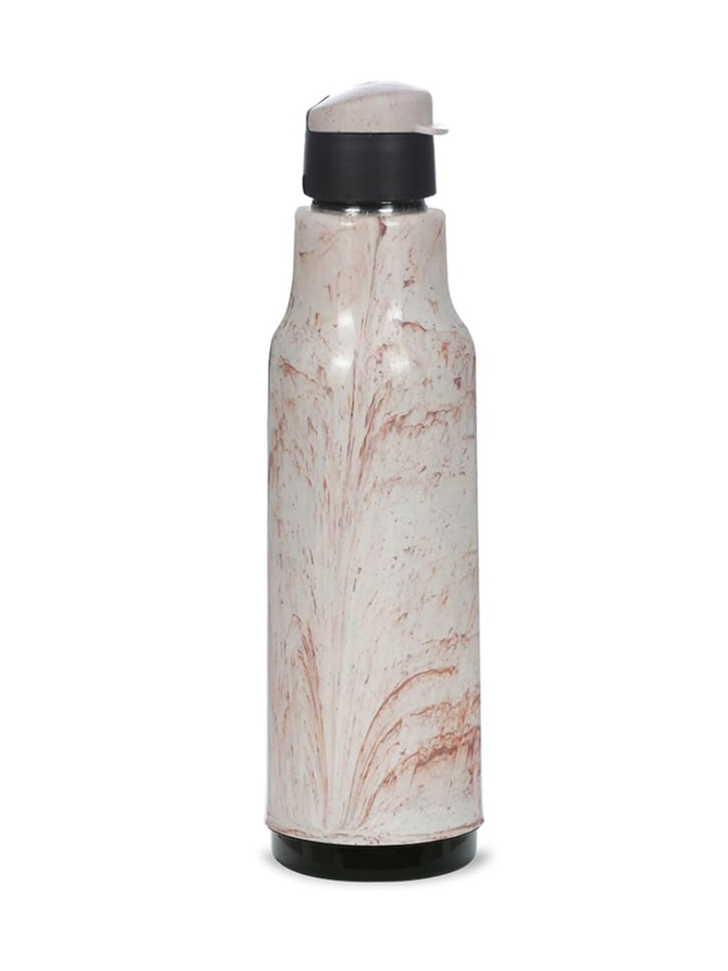 Varmora Sofia Brown Stainless Steel Water Bottle - 600 ml