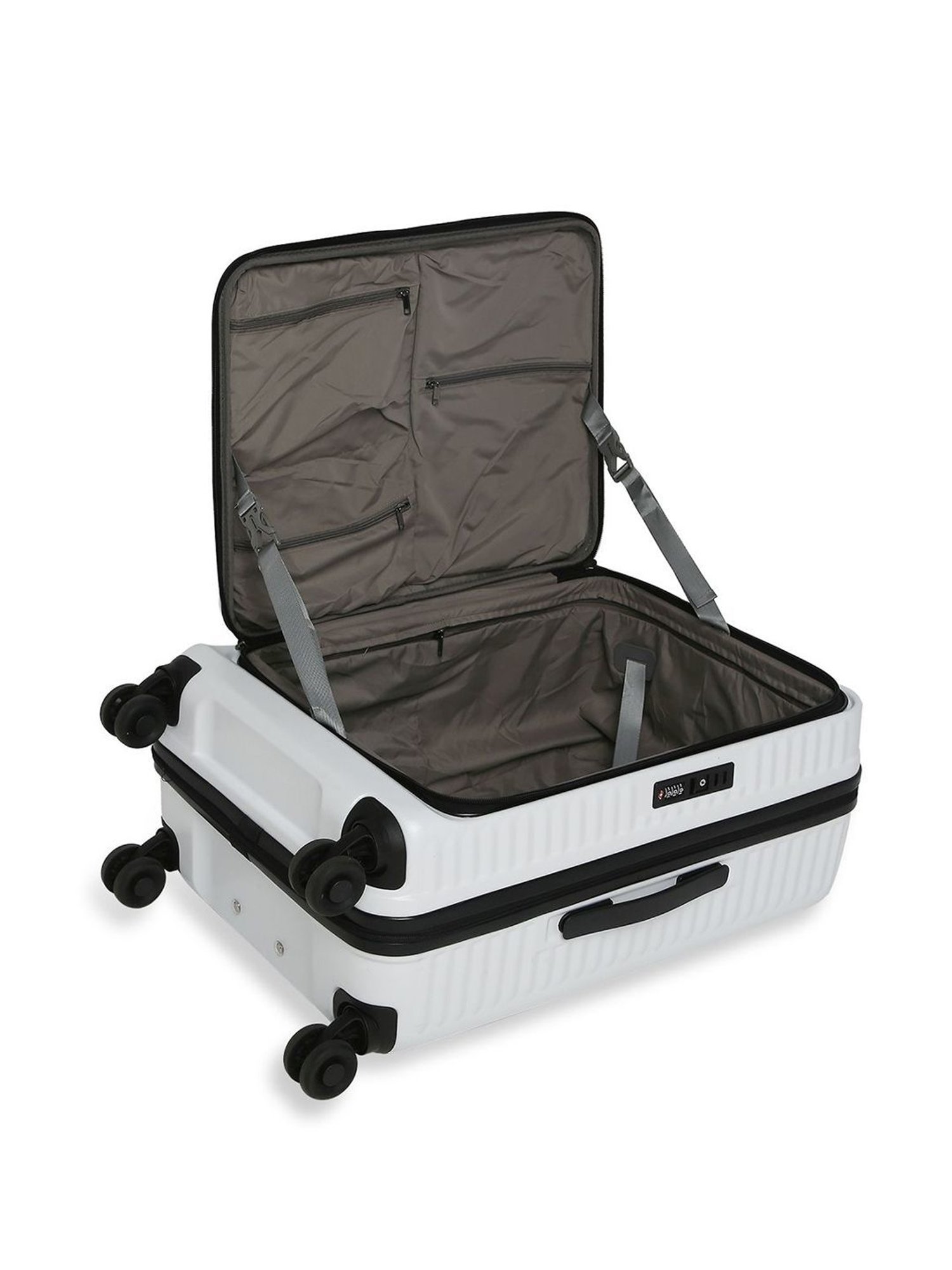 Perquisite Y2K Luxe Range White Hard 24" Medium Luggage
