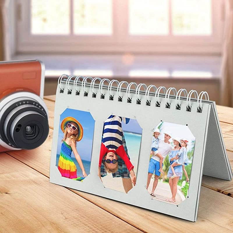 Instax Mini LiPlay Hybrid Instant Camera (Stone White) + Instant Film (20 Shots) + Rainbow Film (10 Shots) + 32GB microSDHC + Case + Scrapbooking Album + 20 Sticker Frames Travel Package