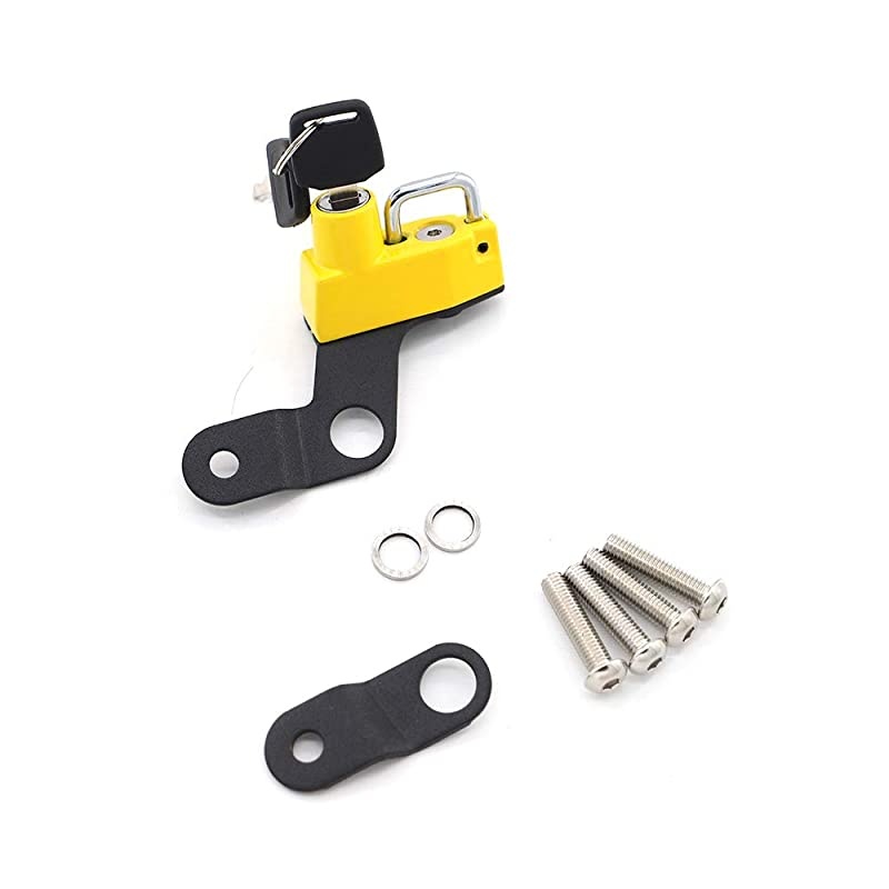 Helmet Lock Anti-Theft For Suzuki GSX1300R Hayabusa 2008 and later - Yellow