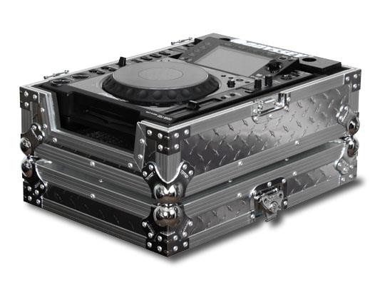 odyssey fzcdjdia slvr dia plate cd player case single table top cd / dvd player case