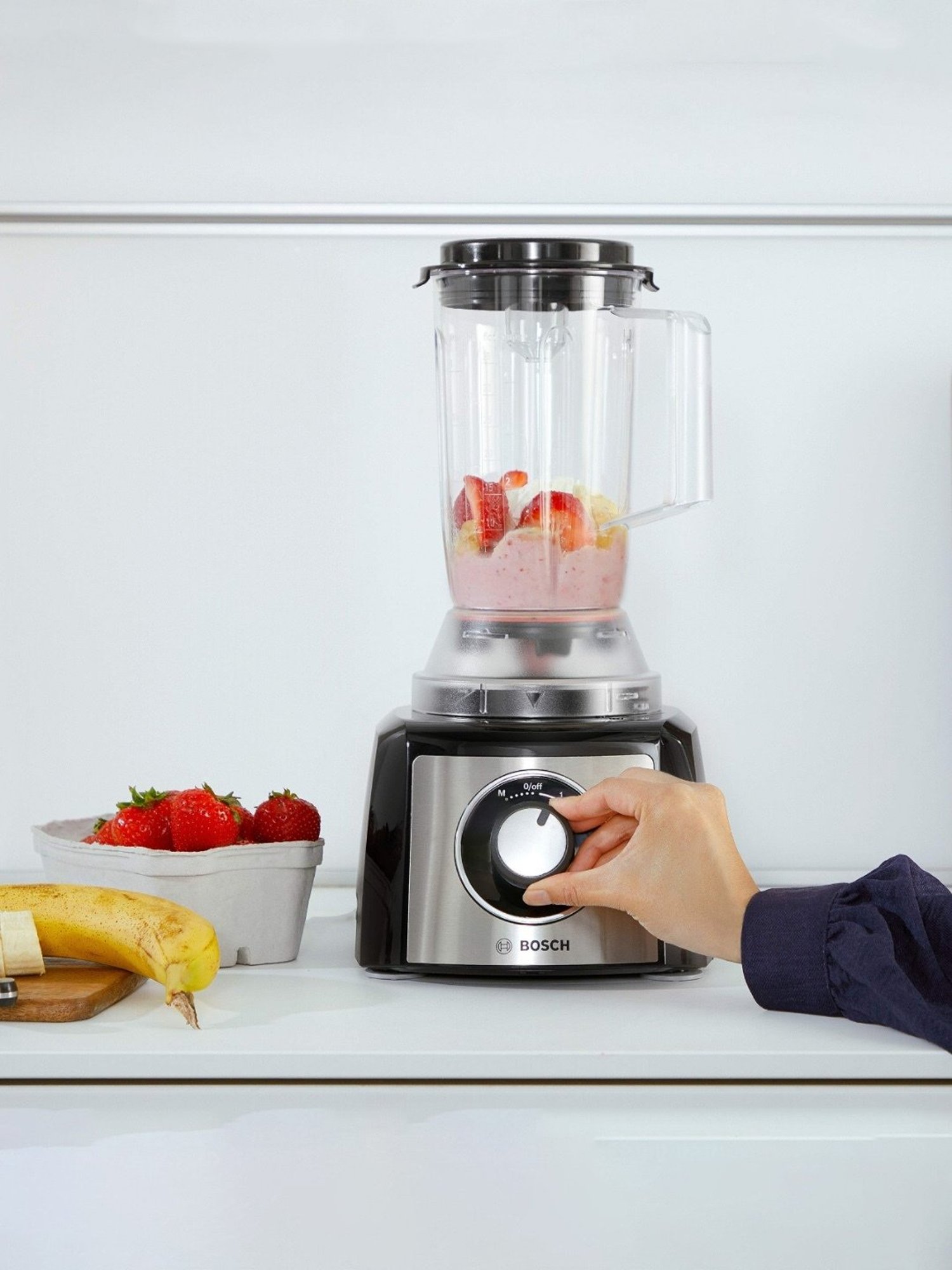 Bosch MCM3501M 800 Watts 2 Jar Food Processor with BPA Free Plastic (Black)