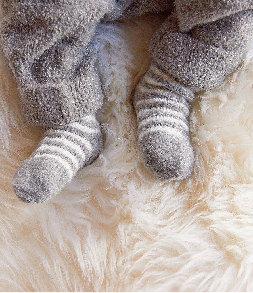 Barefoot Dreams Baby Newborn-6 Months CozyChic Lite Socks 3-Pack