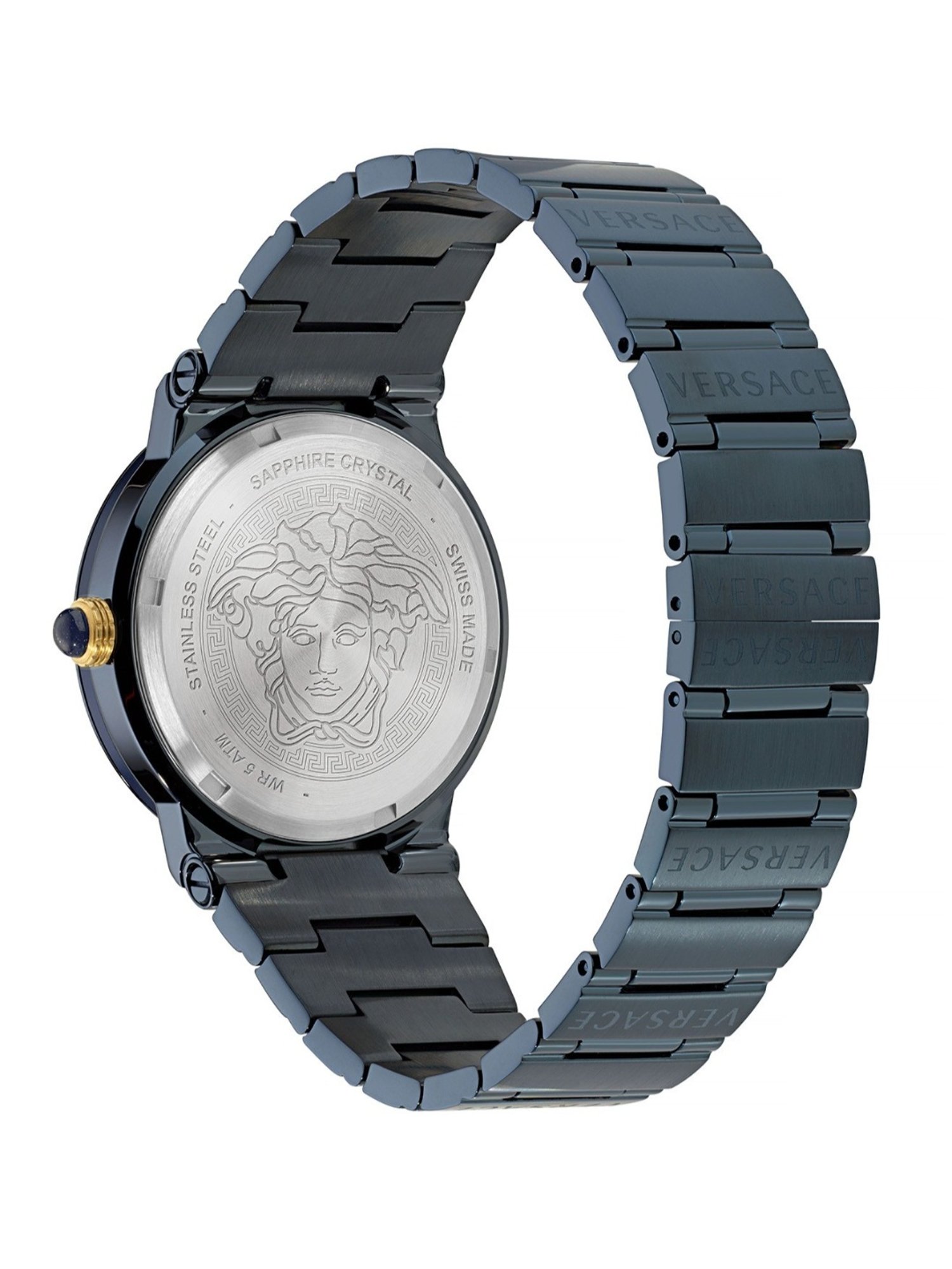 Versace VE7G00423 Greca Logo Moonph Unisex Analog Watch