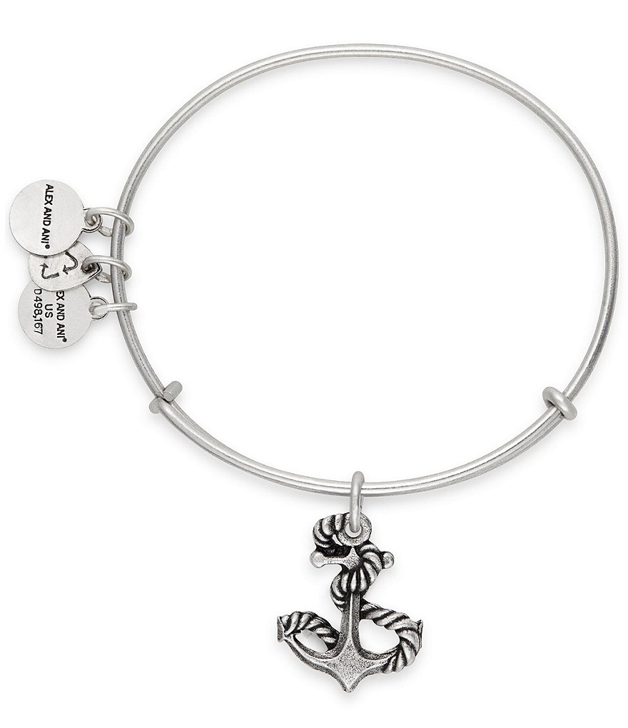 Alex and Ani Anchor Charm Bangle Bracelet