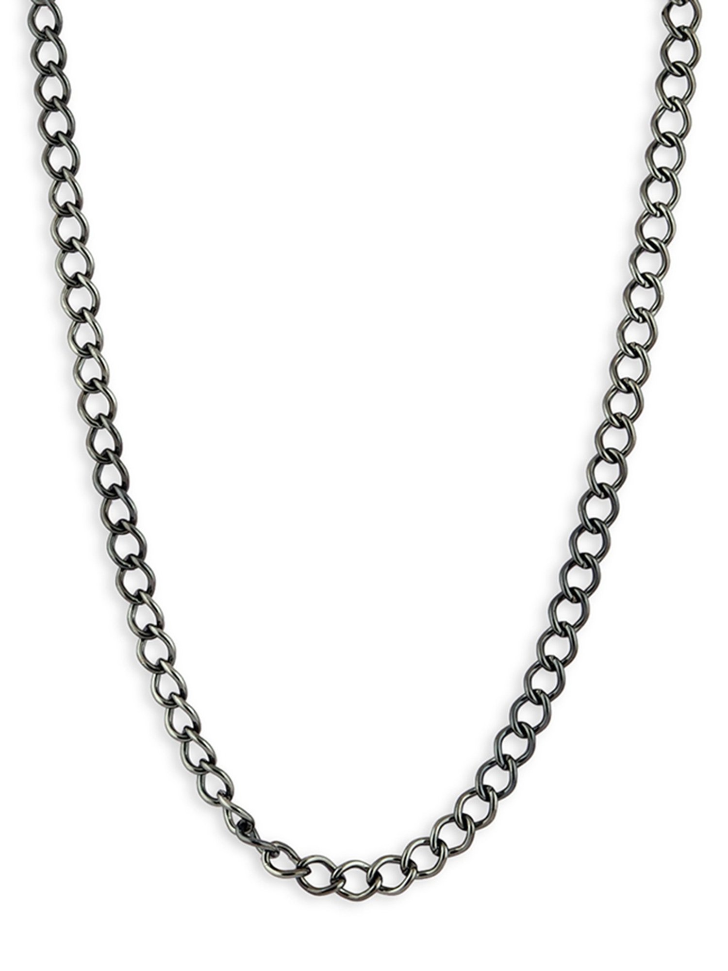 The Bro Code Glamorous Metalic Fusion Grey Necklace for Men