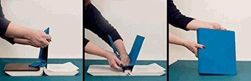 Book Sox Stretchable Book Cover H2O Fits Most Hardcover Textbooks up to 9x11 Adhesive-Free Nylon Fabric School Book Protector. Easy to Put On Washable & Reusable Jacket