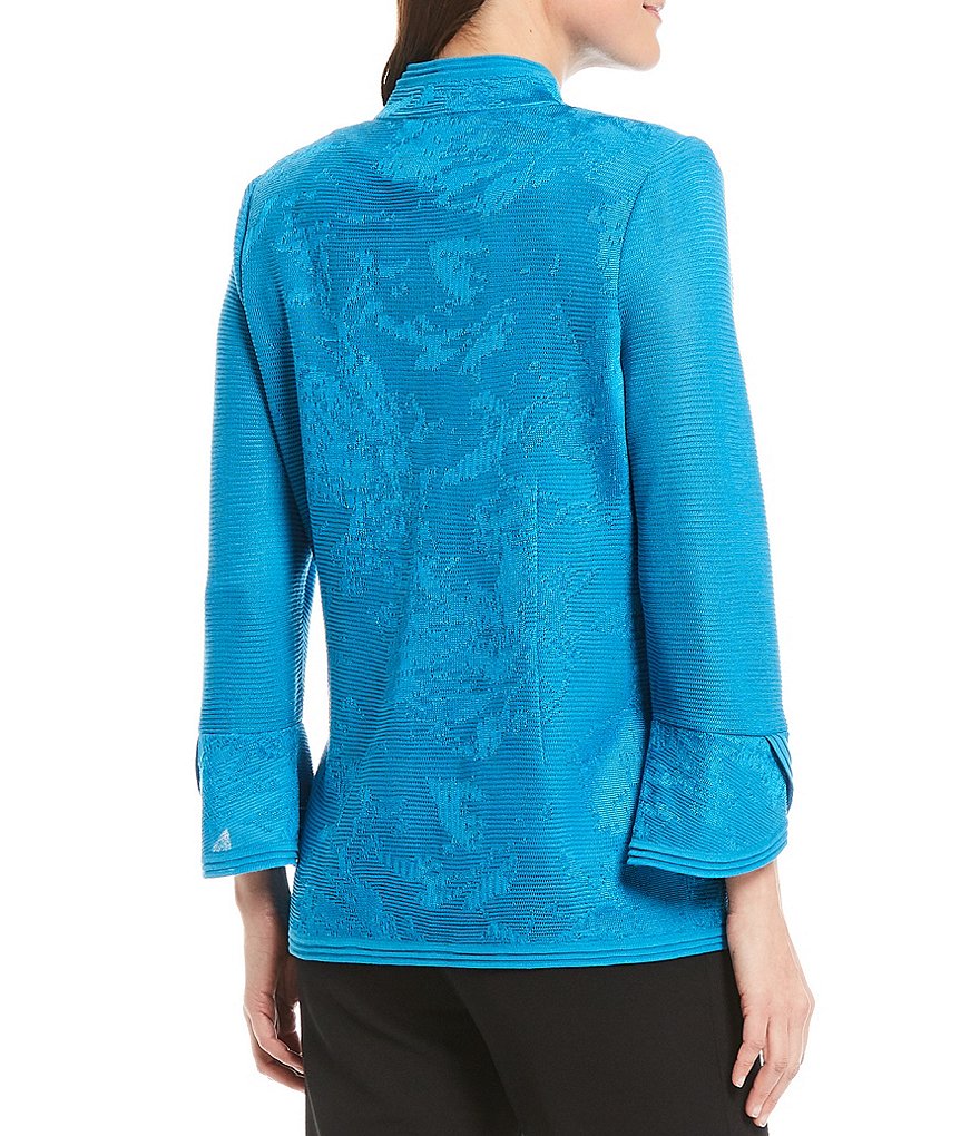 Kasper Glen Plaid Notch Lapel Two Button Front Pocket Jacket