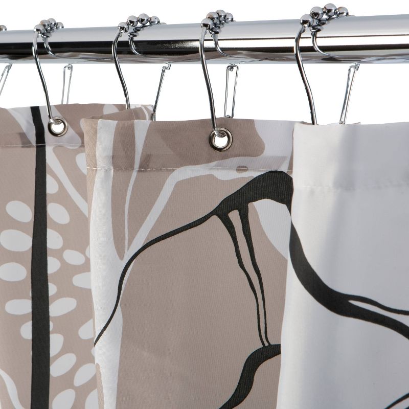 Fabulous Shower Curtain Black/Taupe - Moda at Home
