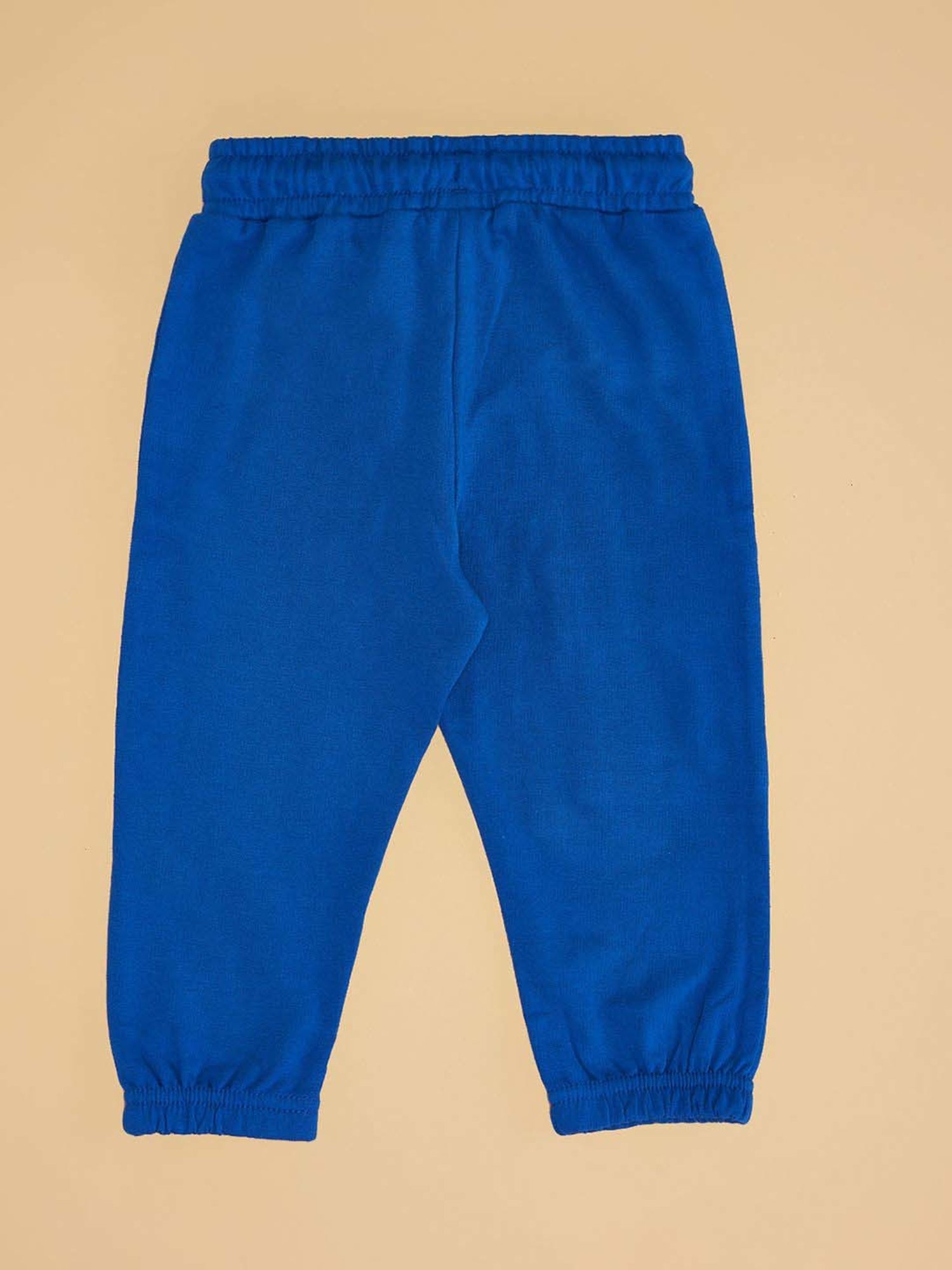 Pantaloons Baby Kids Classic Blue Cotton Regular Fit Trouser