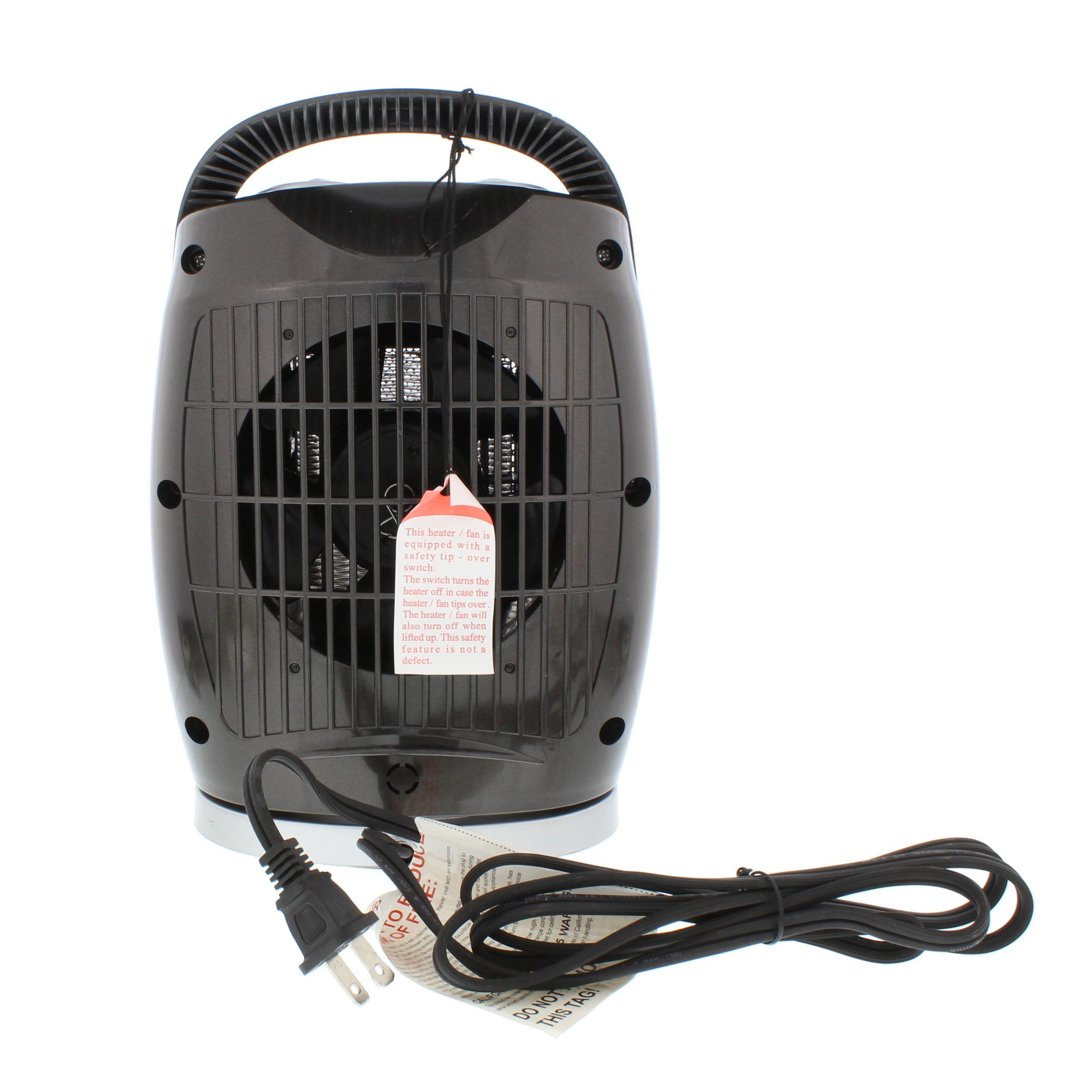 Comfort Zone CZ449 Oscillating Portable Ceramic Space Heater, Silver