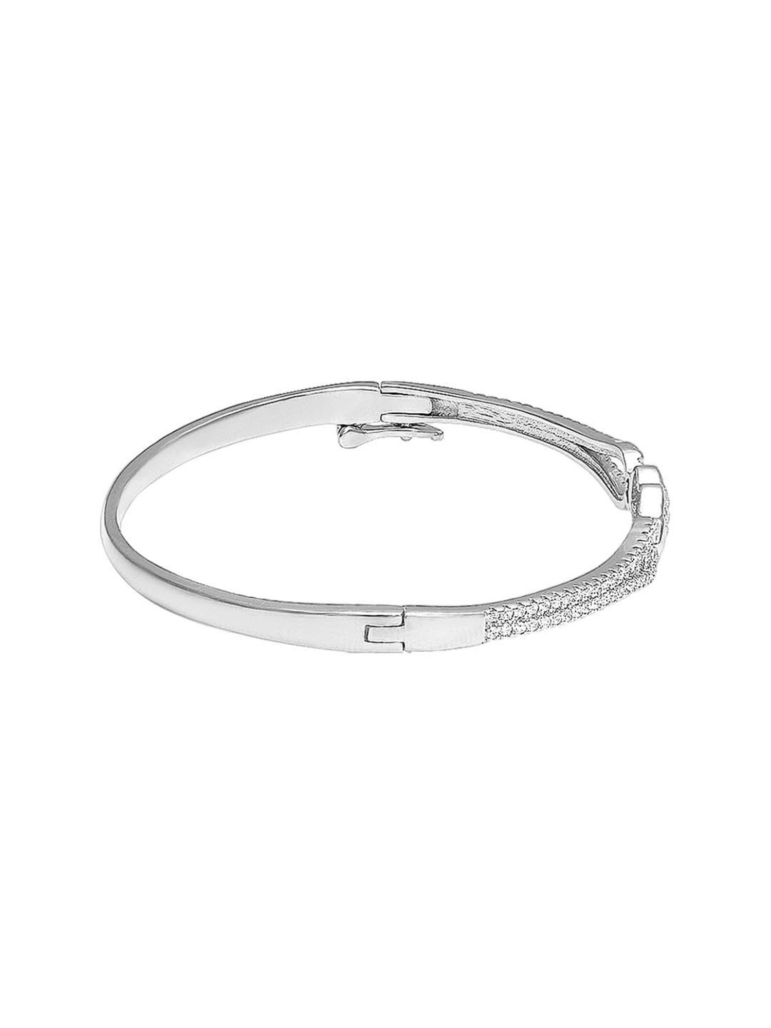 GIVA 92.5 Sterling Silver Heart Bracelet for Women