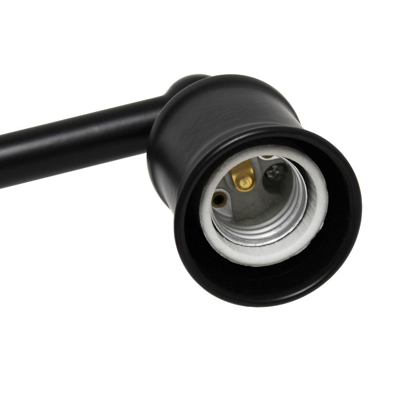 3-Light Industrial Metal Pendant Matte Black - Lalia Home