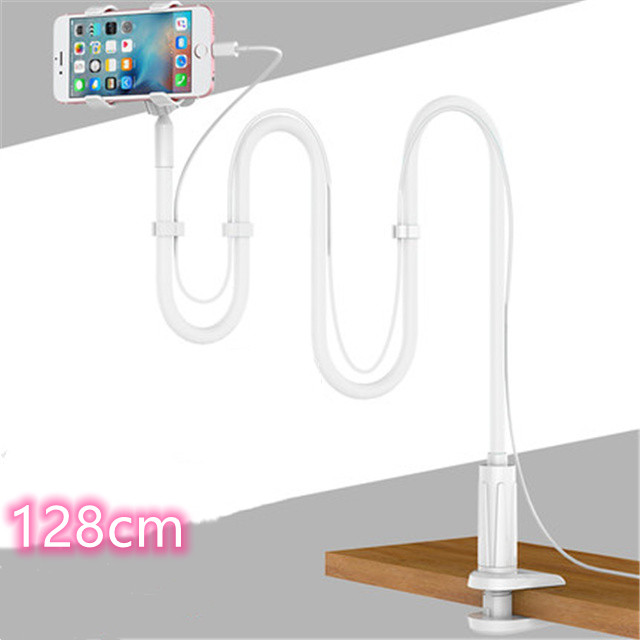Phone holder,Flexible Long Arm Mobile Phone Holder Stand Lazy  for 3.5 to 6.3 inch phones Cell Phone Holder Desk for Phone Table