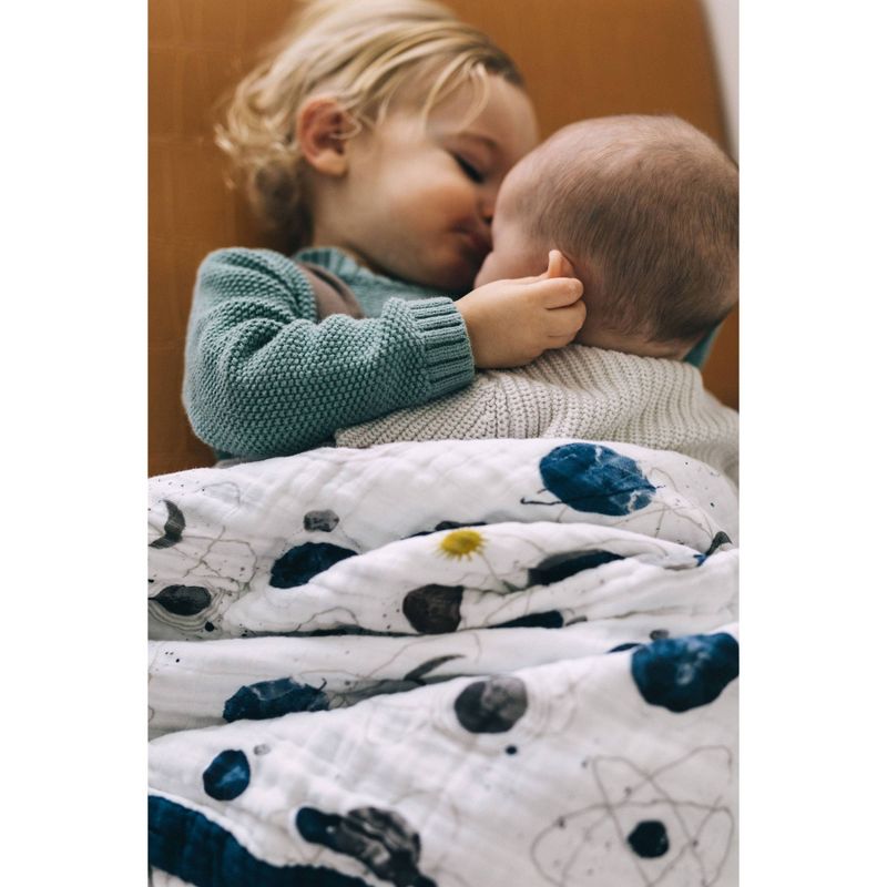 Little Unicorn Cotton Muslin Quilt Big Kid - Planetary