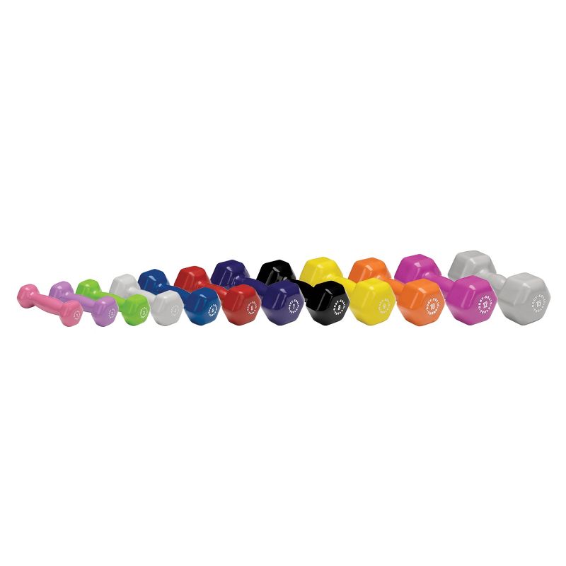 Body-Solid Tools Vinyl Dumbbell Set - (1-15lbs)