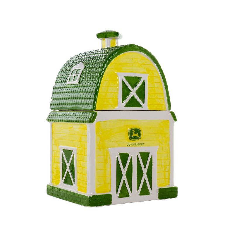 John Deere 12 Inch Durastone Farm House Cookie Jar
