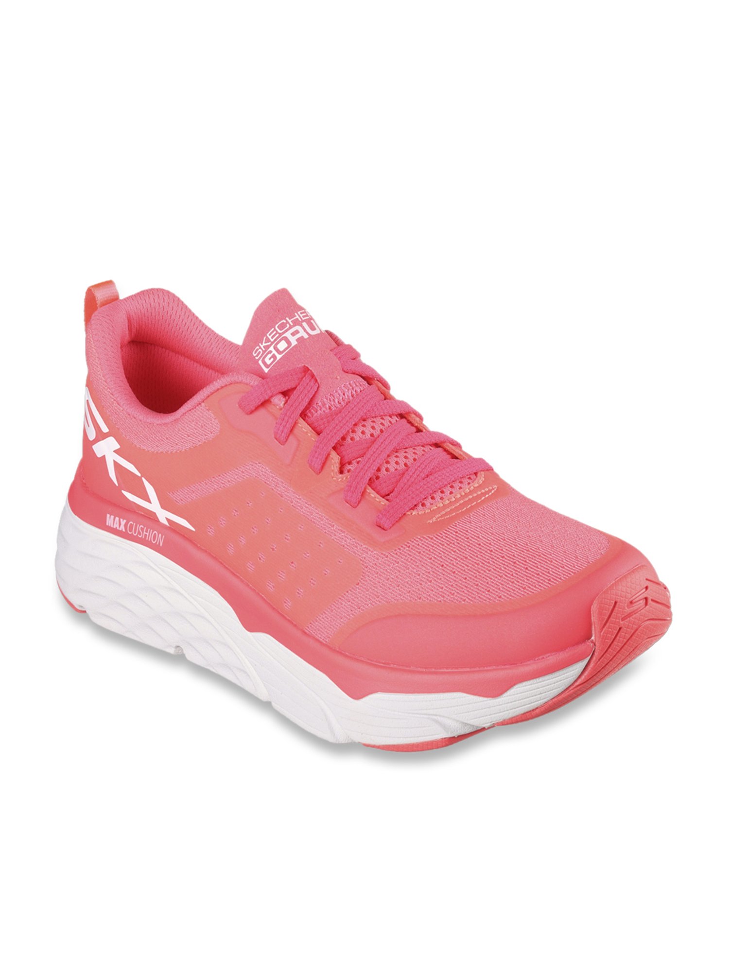 Skechers Women's MAX CUSHIONING ELITE - INTENS Pink Coral Running Shoes