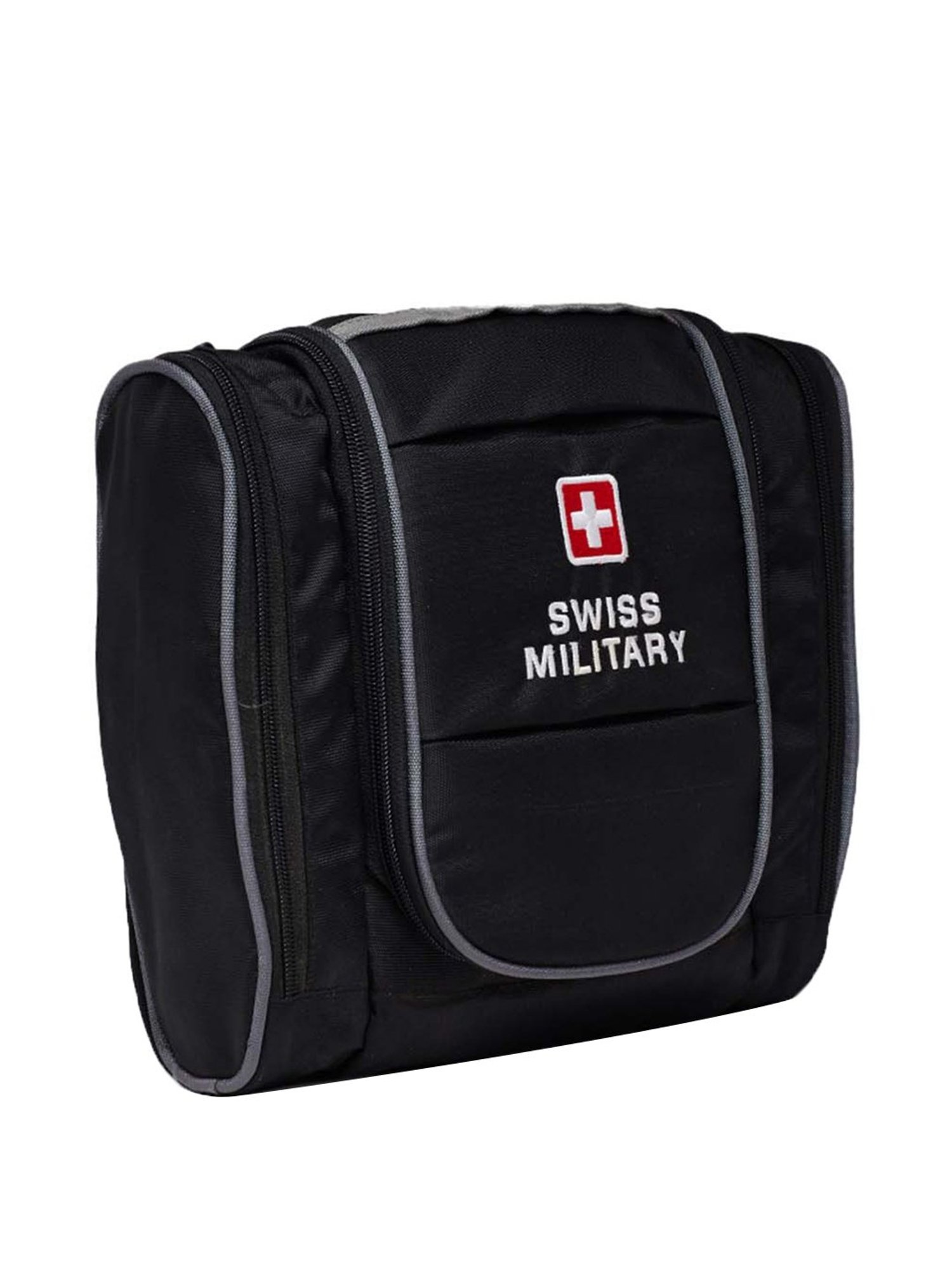 Louis Stitch Brunette Brown Leather Medium Toiletry Pouch