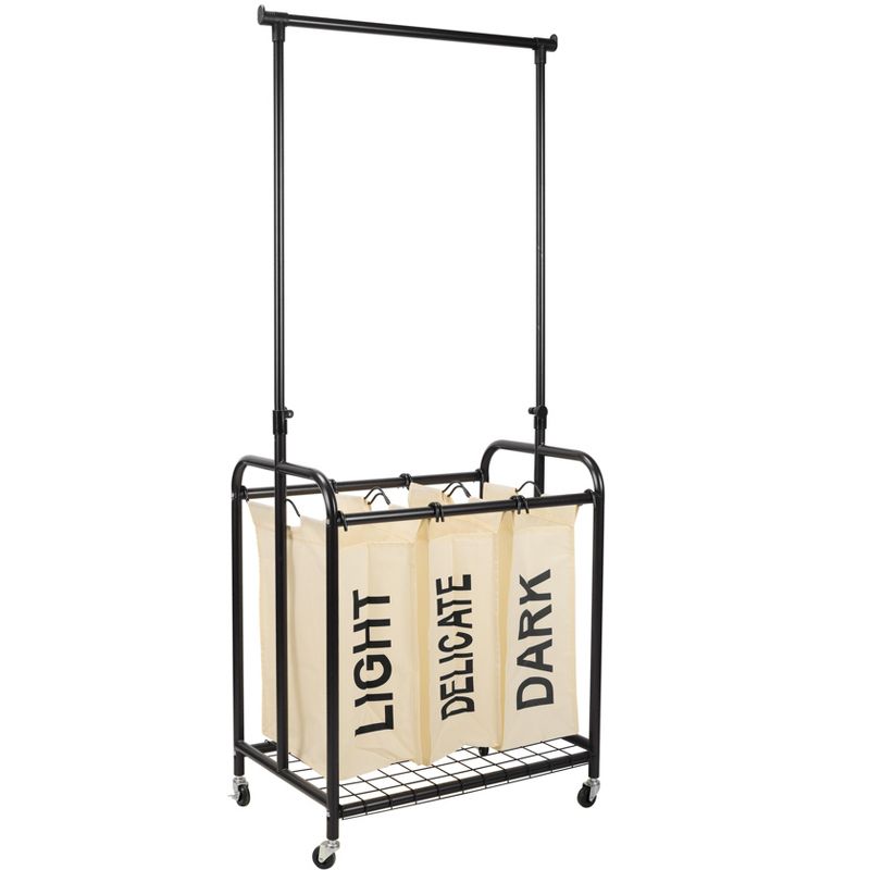 Rolling Triple Laundry Sorter White - Threshold™