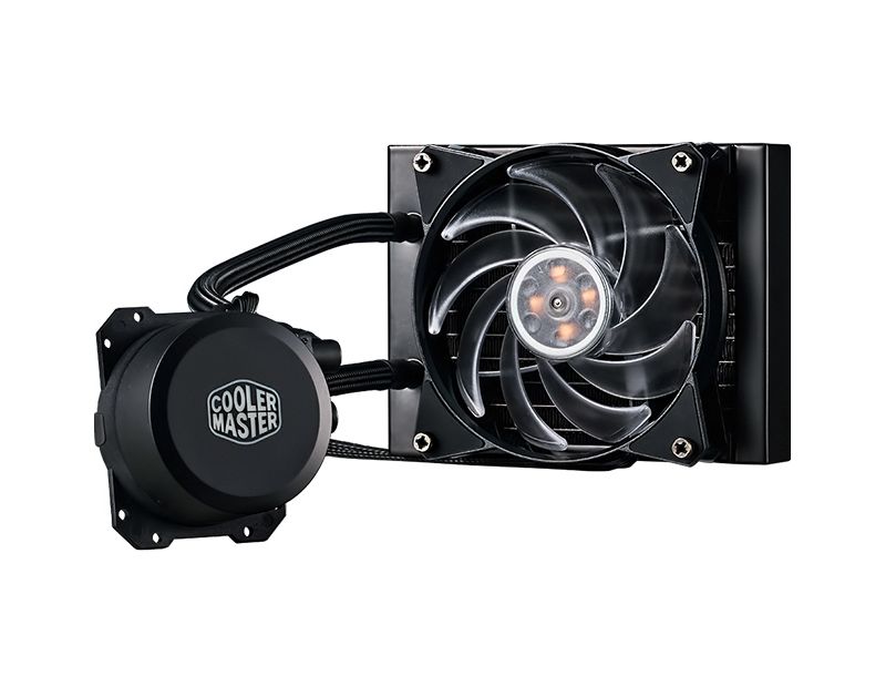 Cooler Master MasterLiquid ML120L RGB - 1 x 120 mm - 66.7 CFM - 30 dB(A) Noise - Liquid Cooler Cooler - 4-pin PWM, 3-pin