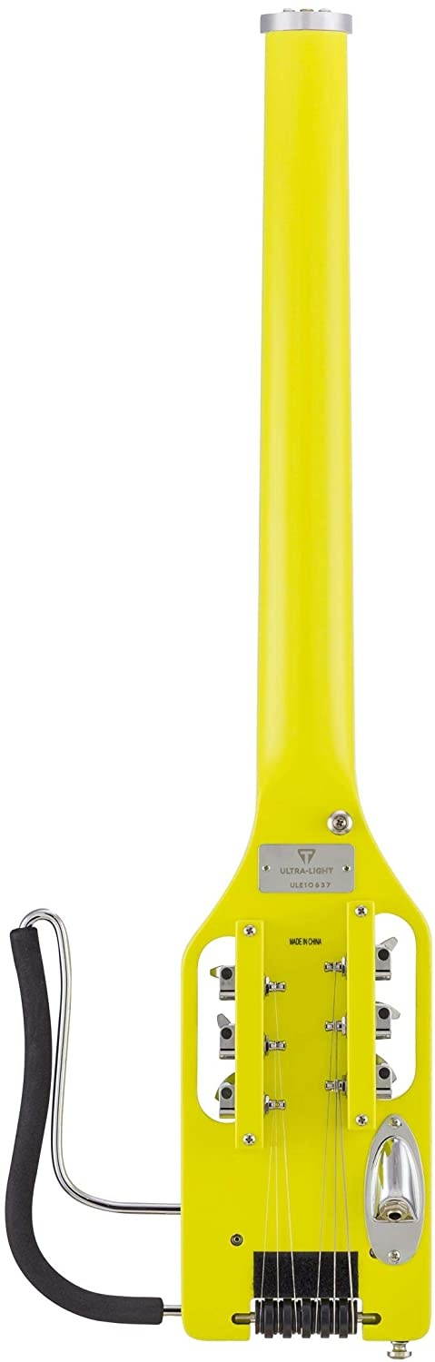 Ultra-Light Electric Travel Guitar w/Gig Bag (Electric Yellow)