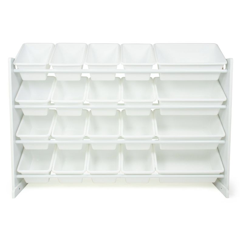 Cambridge Extra Large Toy Storage Organizer with 20 Storage Bins White - Humble Crew
