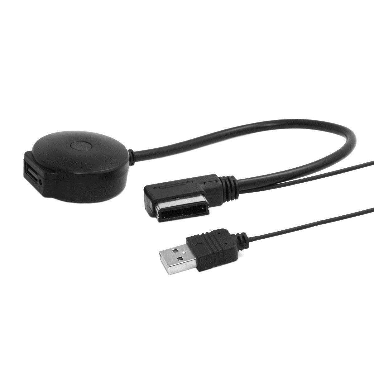 Media In AMI MDI to Bluetooth Audio Aux & USB Female Adapter Cable For VW AUDI