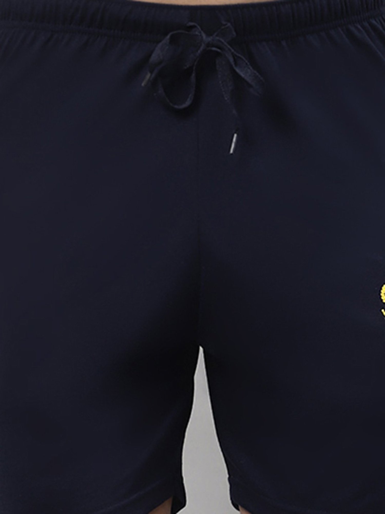 Vimal Jonney Navy & Khaki Regular Fit Lounge Shorts - Pack of 2