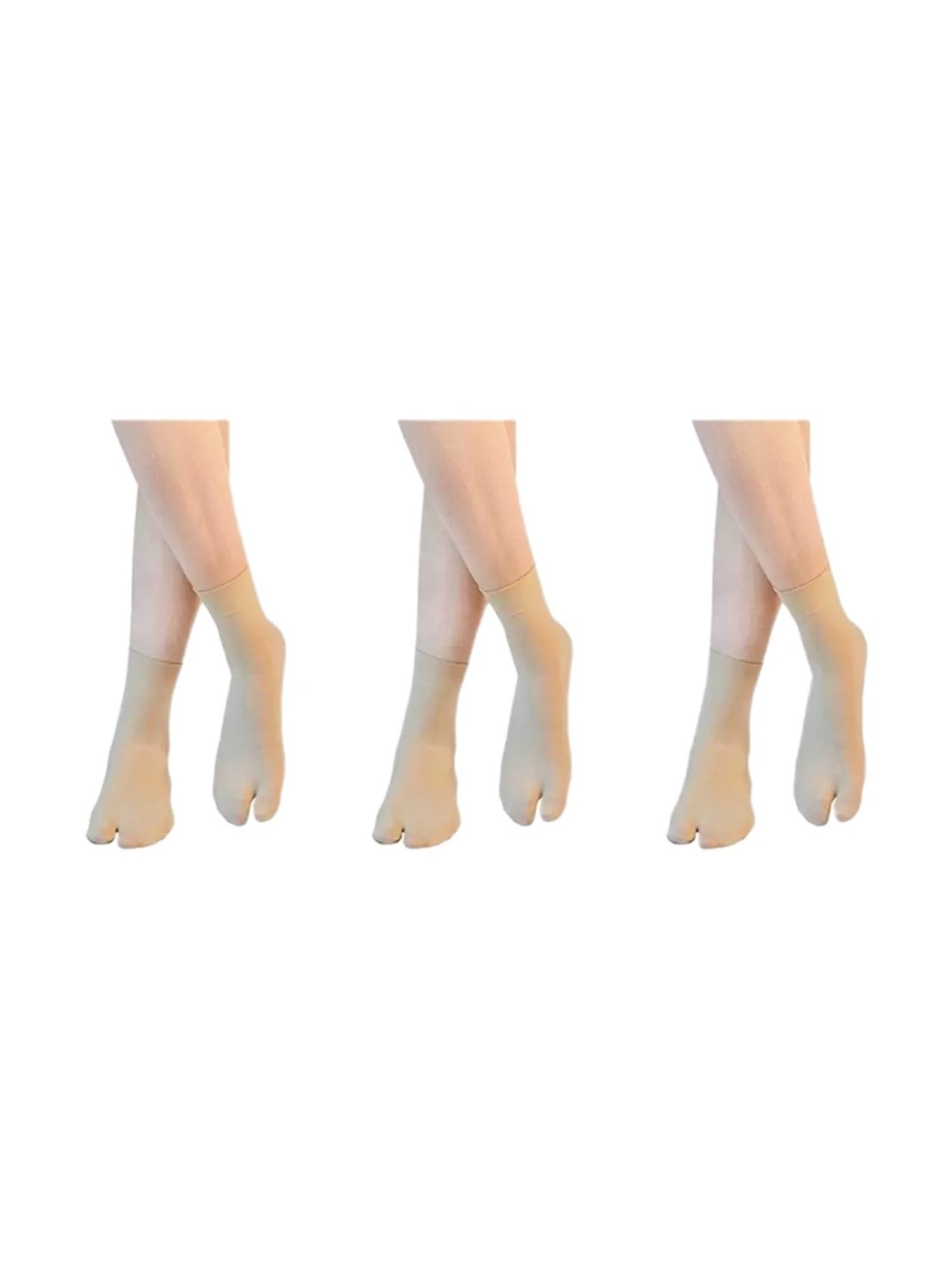 Sokker Beige Socks - Pack of 3