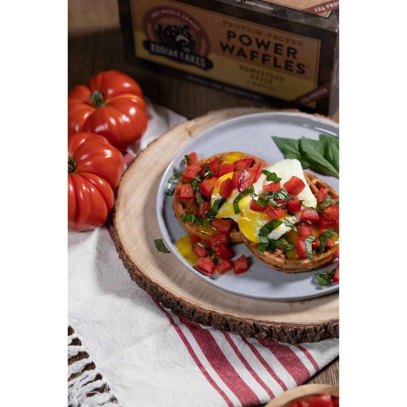 Kodiak Cakes Frozen Power Waffles Homestead Style  - 10.72oz/8ct