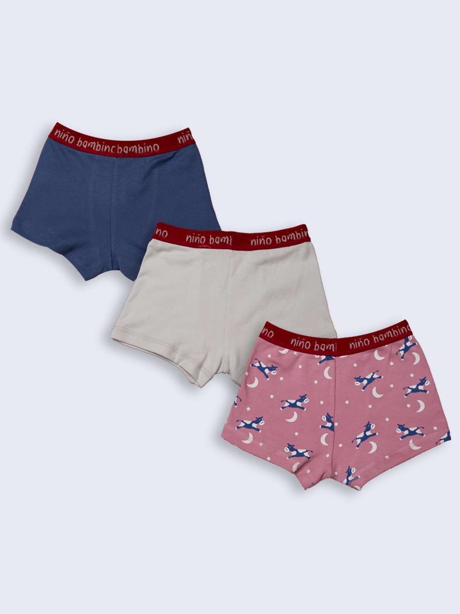 Nino Bambino Kids Multicolor Cotton Regular Fit Brief